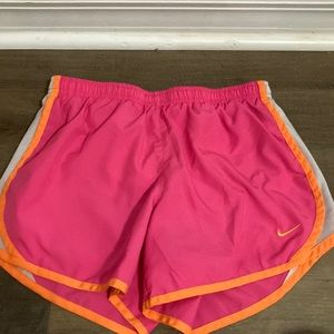 Pink Nike shorts